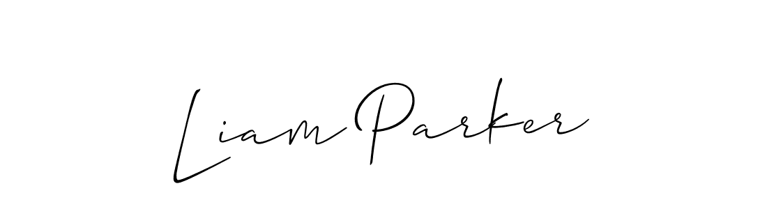 You should practise on your own different ways (Allison_Script) to write your name (Liam Parker) in signature. don't let someone else do it for you. Liam Parker signature style 2 images and pictures png